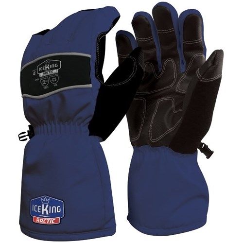 Iceking Arctic Gauntlet Gloves Navy/Black, Pair