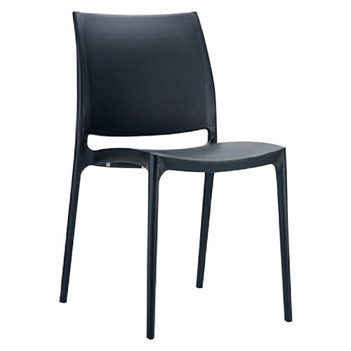 May May Plastic Cafe Chair 810mm