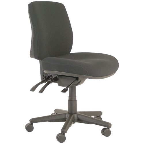 Buro Roma Chair Mid Back 3 Levers Fabric
