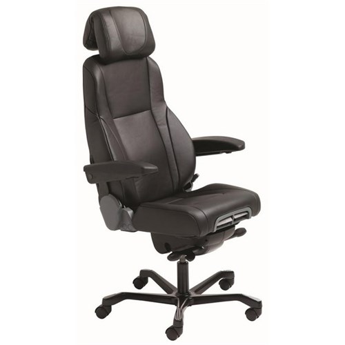 KAB Director II 24/7 Chair With Arms & Headrest Black