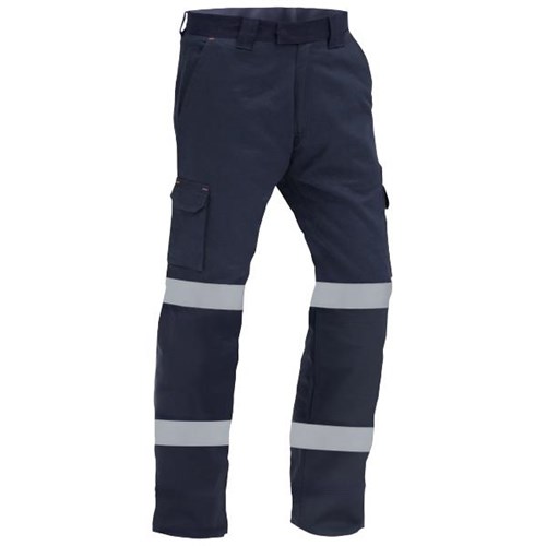 Bison Ripstop Taped Safety Trousers Navy