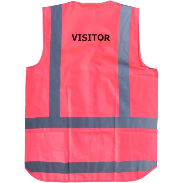 Hi Vis Visitor Safety Vest Pink OfficeMax NZ