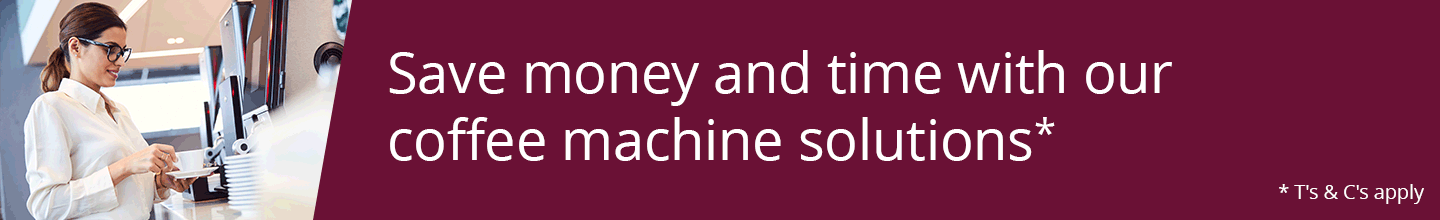 Save money and time with our coffee machine solutions